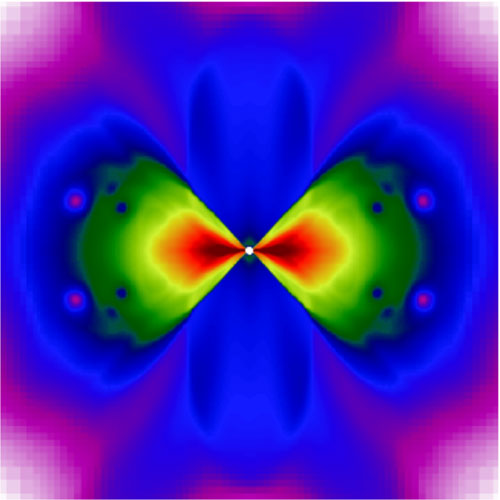 Visualization of gamma-ray burst